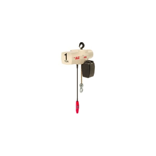 Cm Coffing JLC 1 Ton, Electric Chain Hoist W Chain Container, 20' Lift, 16 FPM, 115230V 08241W - main